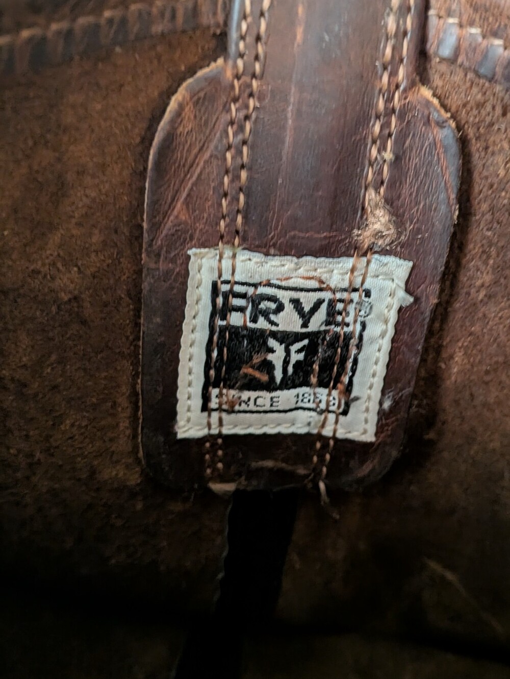 Frye Women's Brown Leather Harness Boots - Picture 4 of 5